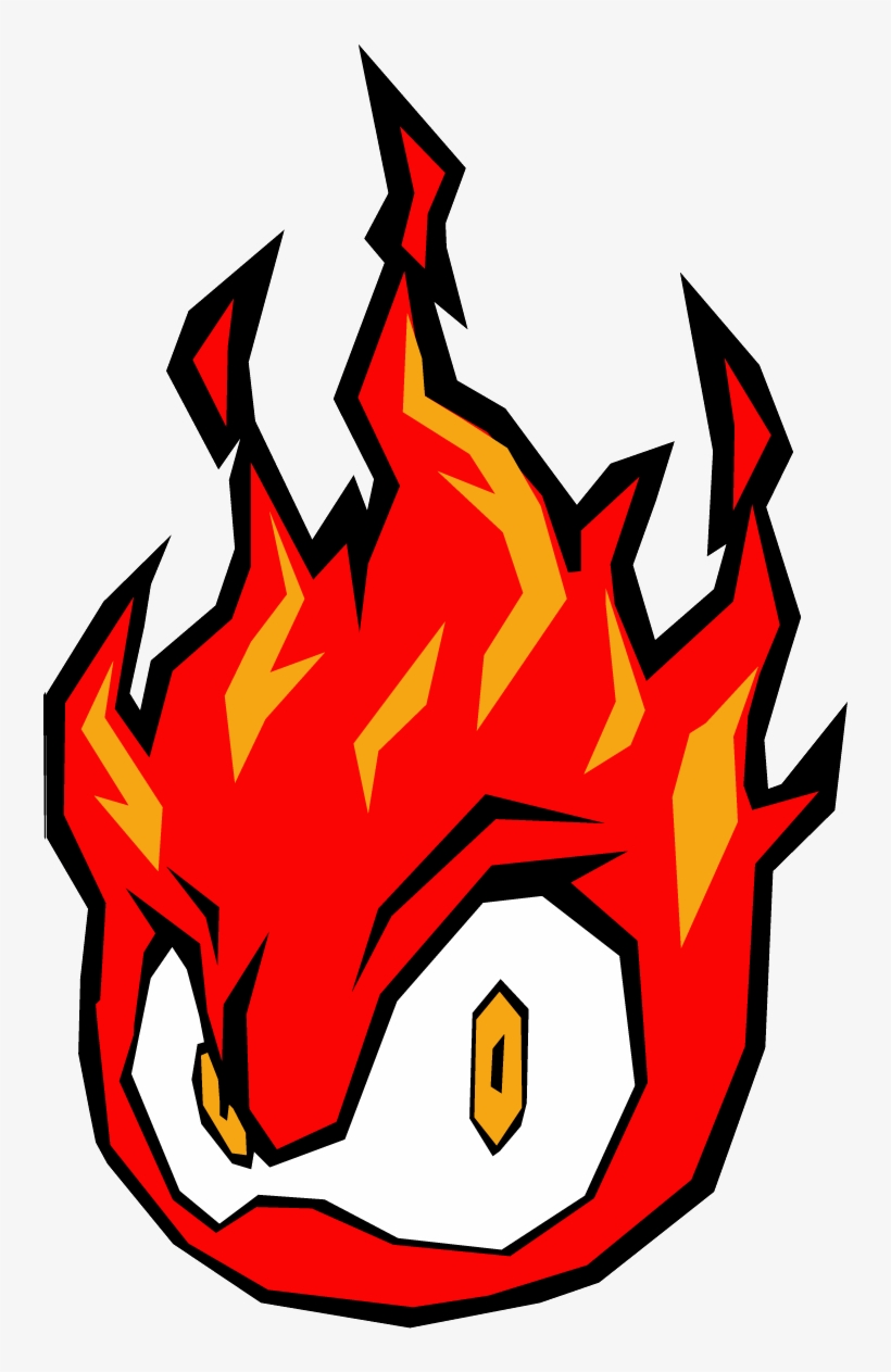 Cartoon Flames Png - Boom Sonic Sonic Battle, transparent png #1010683