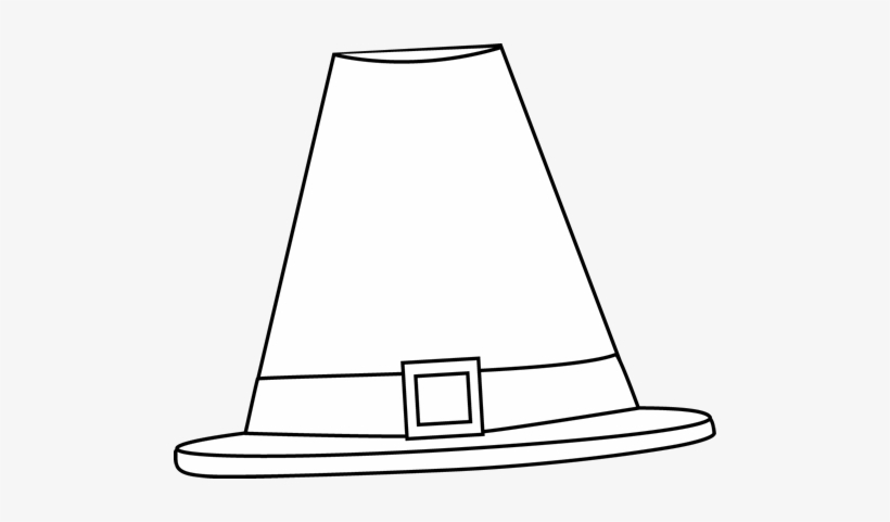 Black And White Pilgrim Hat Clip Art Pilgrim Hat Clipart - Pilgrim Hat Clipart Black And White, transparent png #1010769