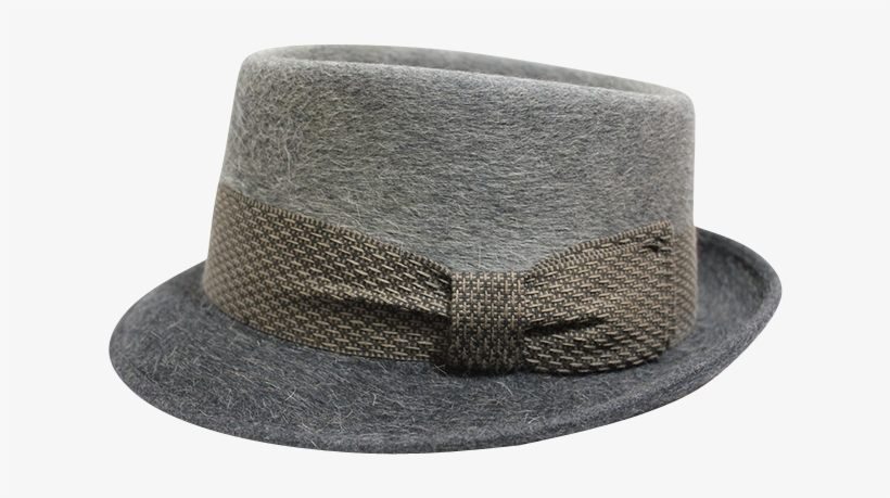70s Men's Gray Felt Pilgrim Hat - 1960s, transparent png #1010787