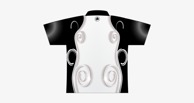 Creating The Difference Black/white Swirl Dye Sublimated - Dye, transparent png #1011011