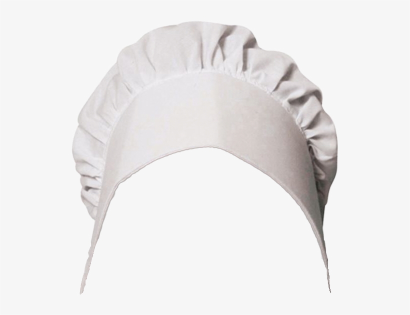 Big-hat - Fancy Dress Costume Victorian Childs White Bonnet Hat, transparent png #1011074
