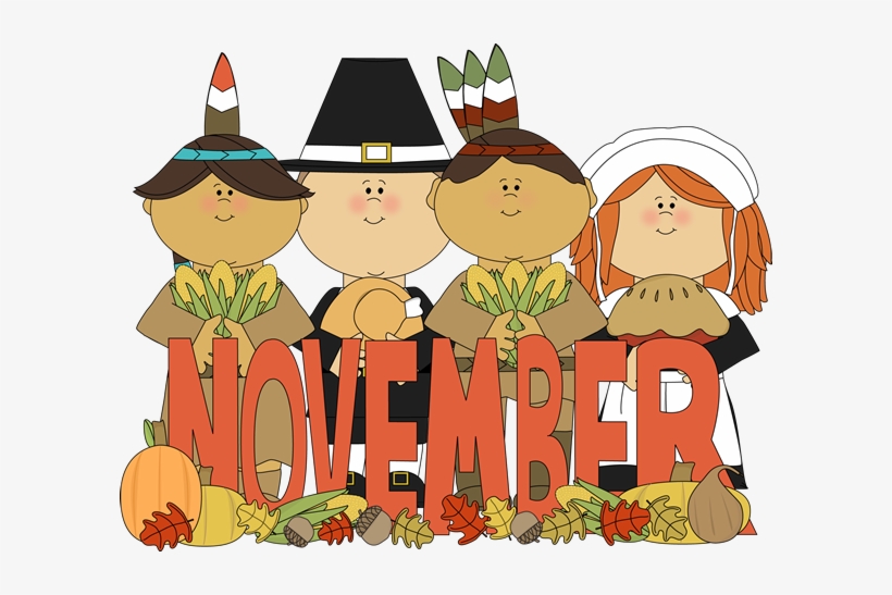 Corn Clipart Pilgrim - November Clipart For Kids, transparent png #1011355