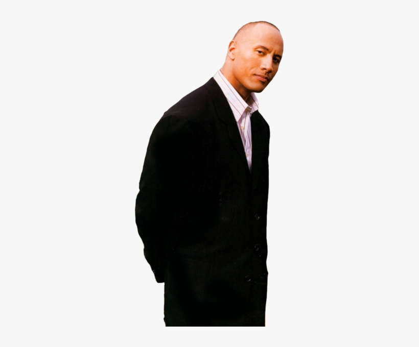 Share This Image - Dwayne Johnson In Suit, transparent png #1011431