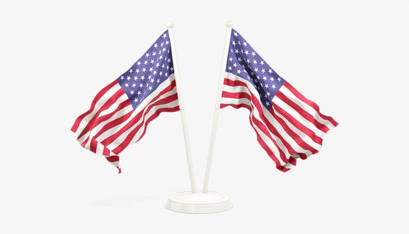 Two America Flag Png, transparent png #1011532
