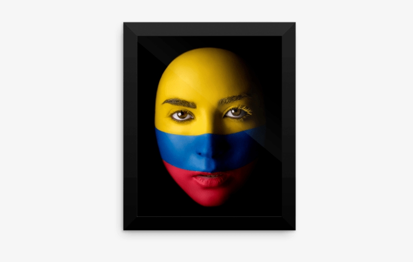 Face Of Colombia - Mask, transparent png #1011559