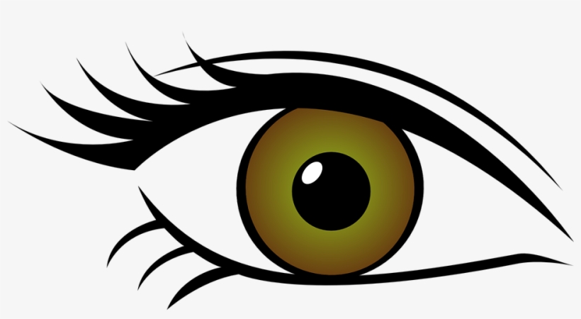 Eye Clipart Transparent Background - Desenho Olho De Gato, transparent png #1011618