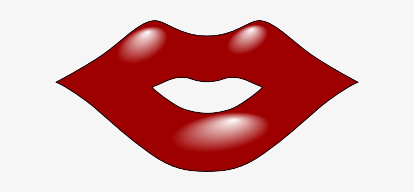 Best Photos Of Lip And Mustache Template Printable - Lips Clipart, transparent png #1011619