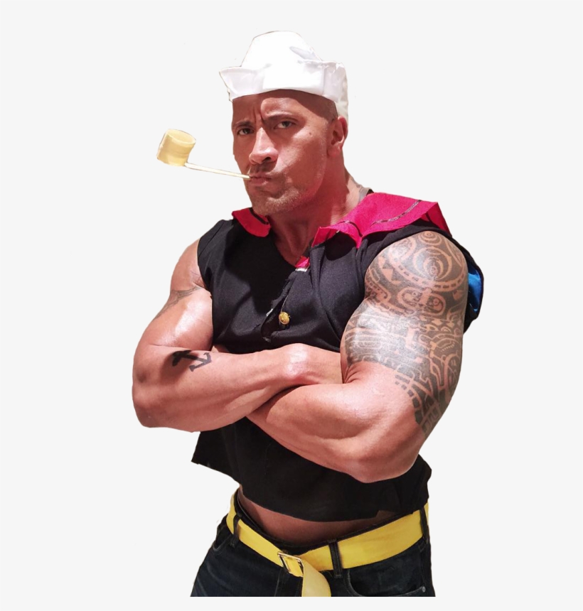 Television & Film » Thread - Dwayne Johnson Popeye, transparent png #1011621
