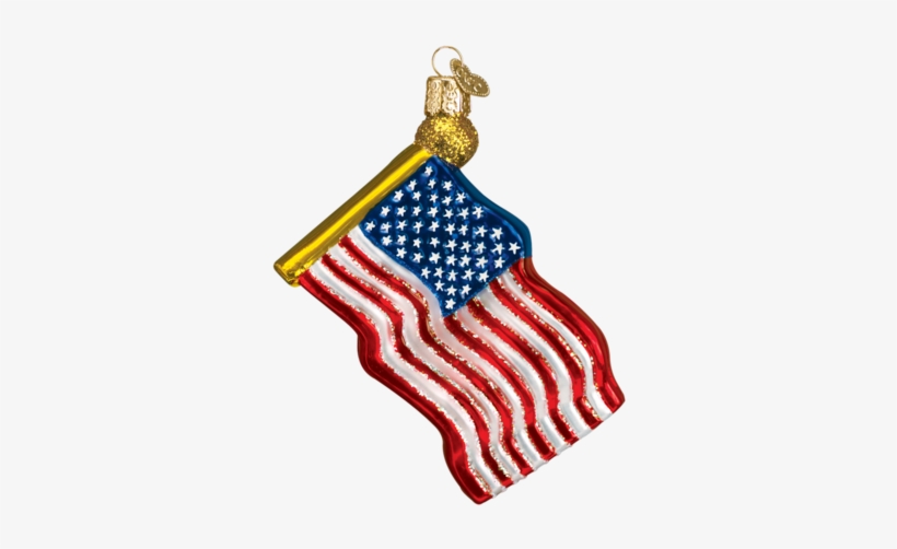 Christmas Ornament - Star Spangled Banner Glass Christmas Ornament, transparent png #1011718