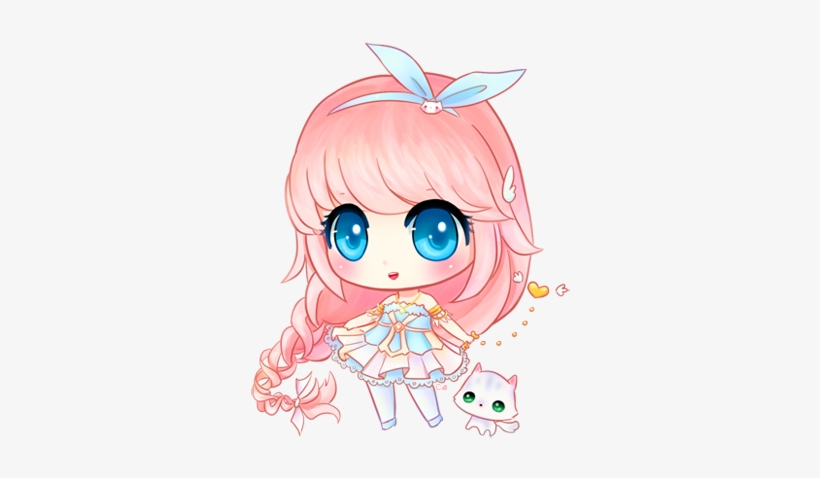 Симпатичные Чибики - Girl Anime Chibi Drawing Cute, transparent png #1011799