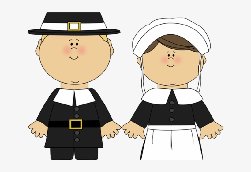 Pilgrim Clipart Pilgrim Girl - Pilgrims Clipart, transparent png #1011821