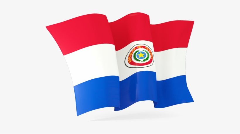 Waving Flag Of Paraguay - Croatia Flag Waving Png, transparent png #1011903