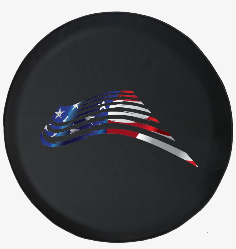 American Flag Waving Stars And Stripes Pride Offroad - Emblem, transparent png #1012045