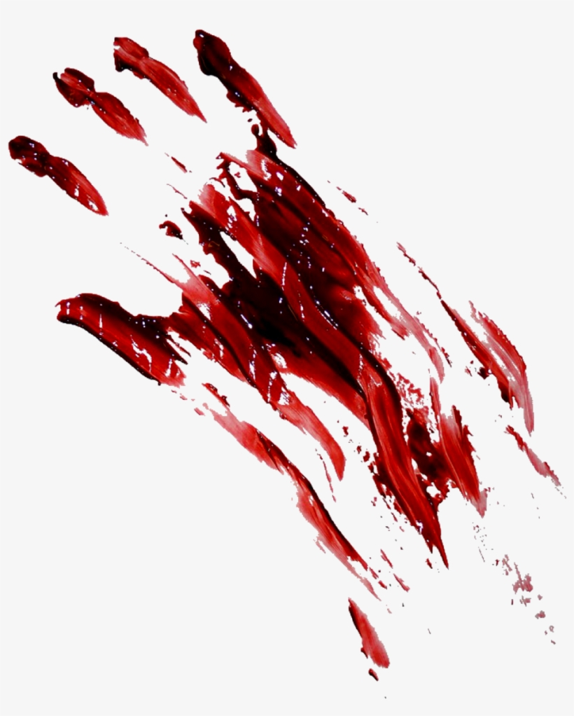 Report Abuse - Bloody Hand Print Png, transparent png #1012067