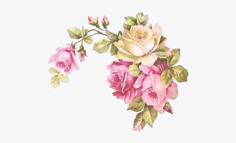 Shabby Chic Flowers Png, transparent png #1012120
