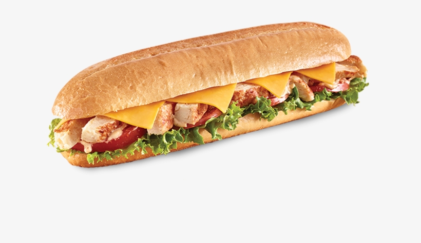 Grilled Chicken Baguette - Chicken Baguette Png, transparent png #1012285