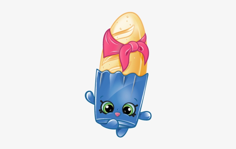 Babette Baguette Art - Shopkins French Adventure, transparent png #1012421