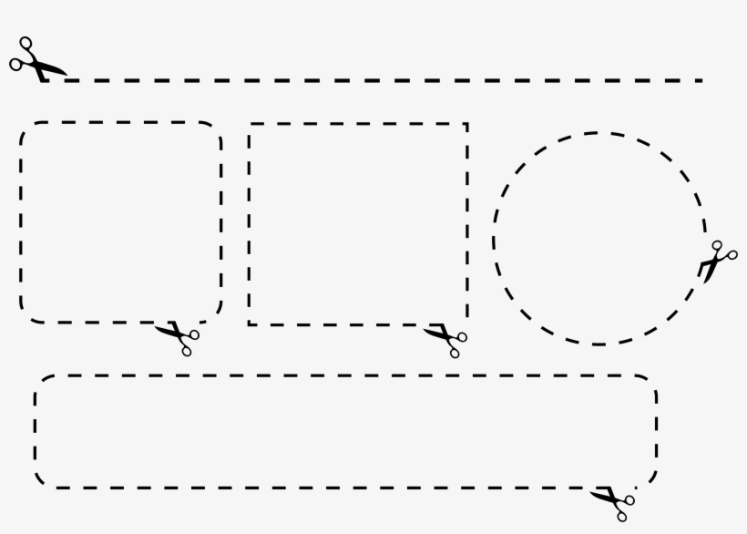 Line Cut The Border - Icon, transparent png #1012426