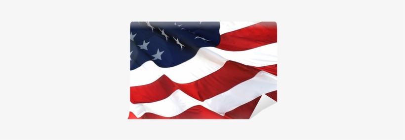 American Flag Waving In The Wind Wall Mural • Pixers® - Flag Of The United States, transparent png #1012582