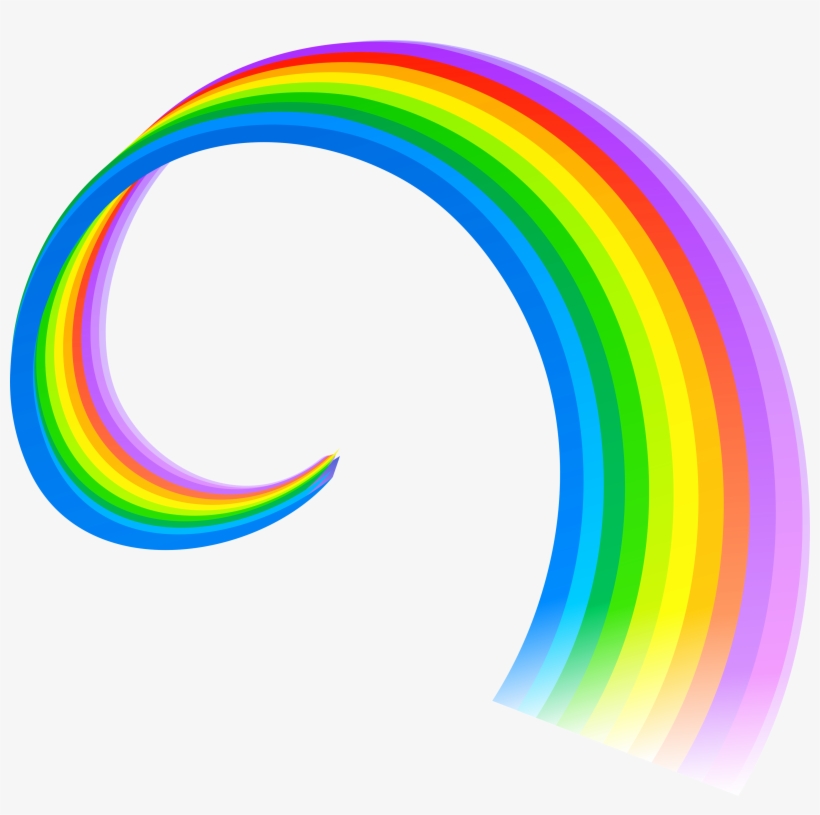 Клипарты Рамки На Прозрачном Фоне - Rainbow Png, transparent png #1012606