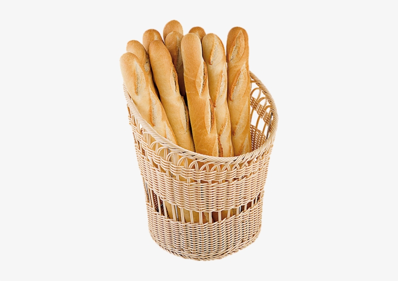 Png - Baguette In A Basket, transparent png #1012680