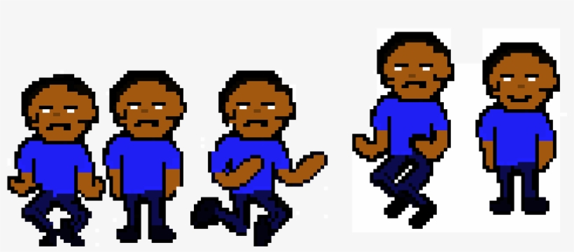 Black Guy - Pixel Art, transparent png #1013112