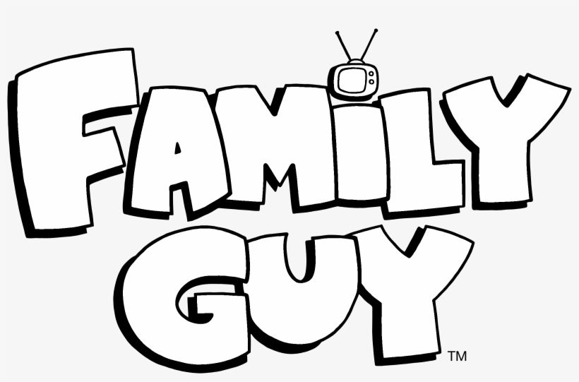 Family Guy Logo Black And White - 100 Ways To Kill Lois [book], transparent png #1013136