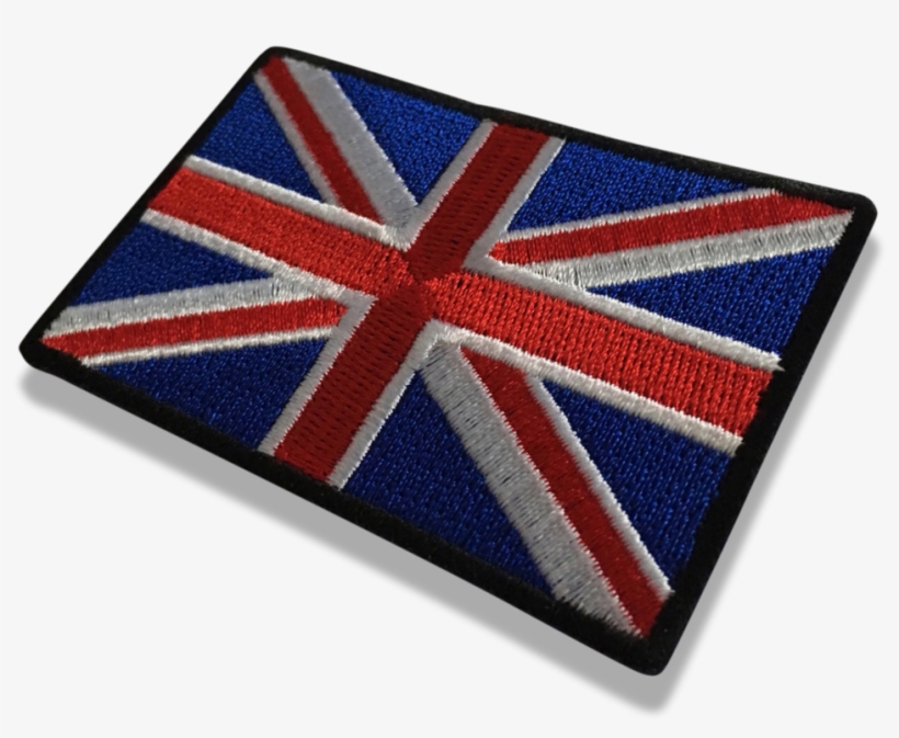 3" Fit In Or Fuck Off With Uk Flag Patch Set - Triangle, transparent png #1013366