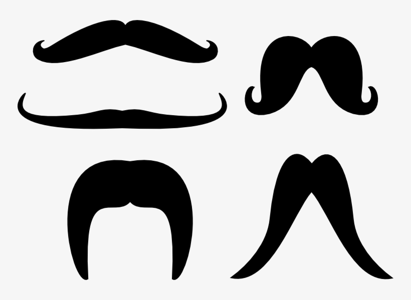 Mustache Photos: Transparent Background Mustache Clipart Png