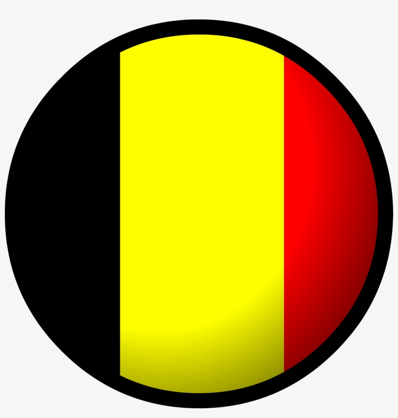 Belgium Flag - Png - Belgium Circle Flag, transparent png #1013558