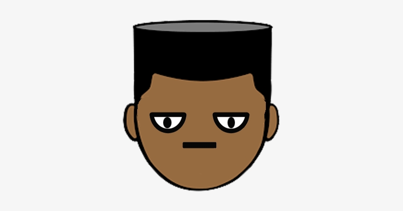 Black Guy Emoji - Face, transparent png #1013639