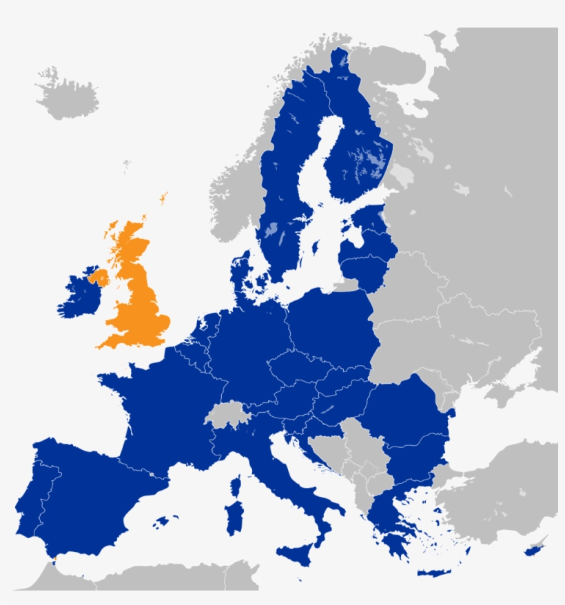 T 5ab27c4da4bd2 Uk Eu Wikipedia Image 5ab27c4da4b38 - European Single Market Map, transparent png #1013730