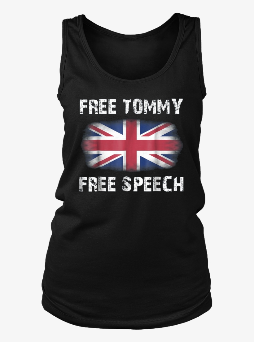 Freetommy Robinson Uk Flag Shirt - Shirt, transparent png #1013734