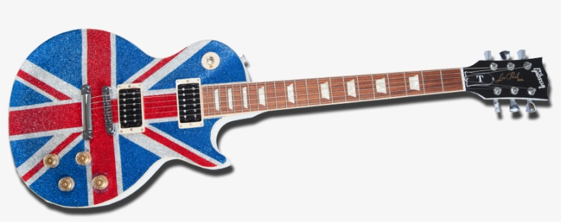 Kantor Guitars Union Jack Flag Gibson Les Paul - Electric Guitar, transparent png #1013777