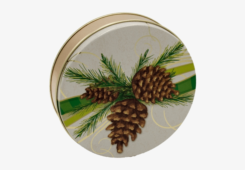 Festive Pine Cones Nutty Bavarian Custom Sampler Tin - Discountmugs 24 Wholesale Personalized Collector Tins, transparent png #1014060