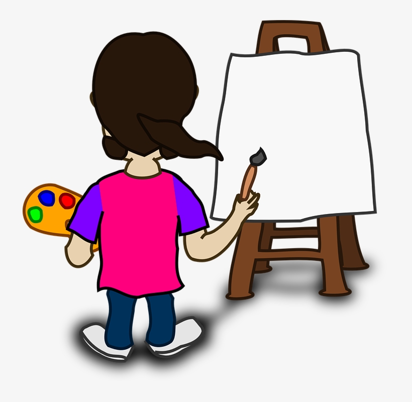 Png Freeuse Library Pursue An Artistic Career Advice - Painter Clipart, transparent png #1014350