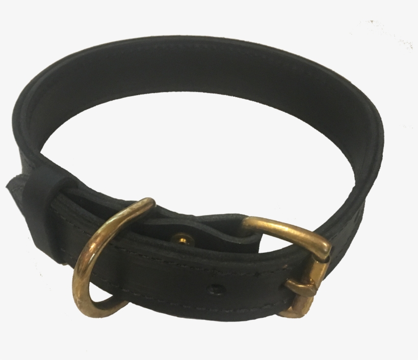 Ps575 - Leather Collar - 1 - 25" Price - $40 - - Belt Buckle, transparent png #1014438