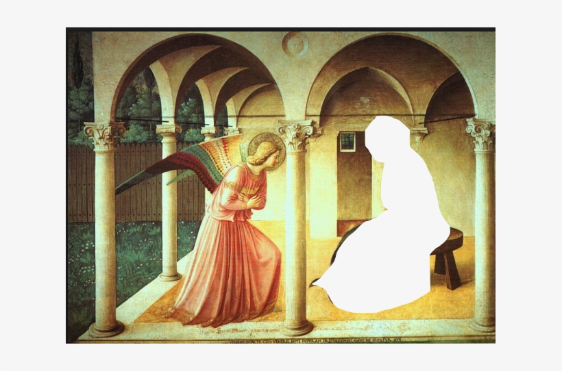 Would Have Looked Like This - Angel Gabriel With Mary, transparent png #1014439