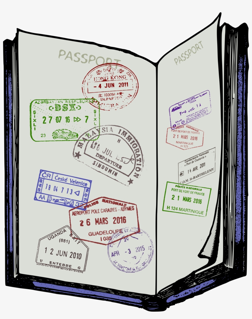 Clipart Open Passport - Passport Png Transparent Background, transparent png #1014731