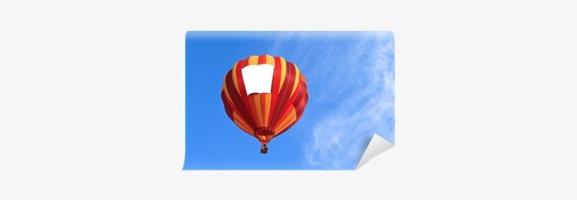 Hot Air Balloon With Blank Banner Wall Mural • Pixers® - Fotoprint: Hot Air Balloon By Topseller, 61x41cm., transparent png #1014992