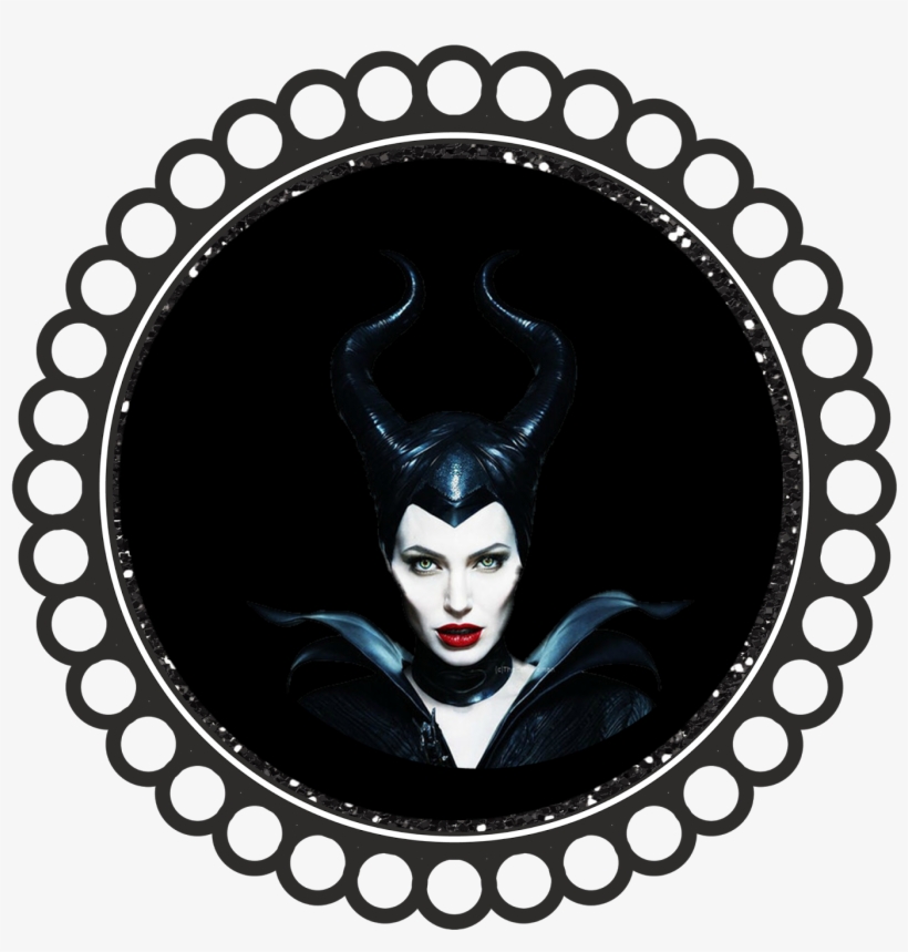 See Below For An Example Middle Section And The First - Maleficent Angelina Jolie Edible Frosting Image 8 Inch, transparent png #1015185