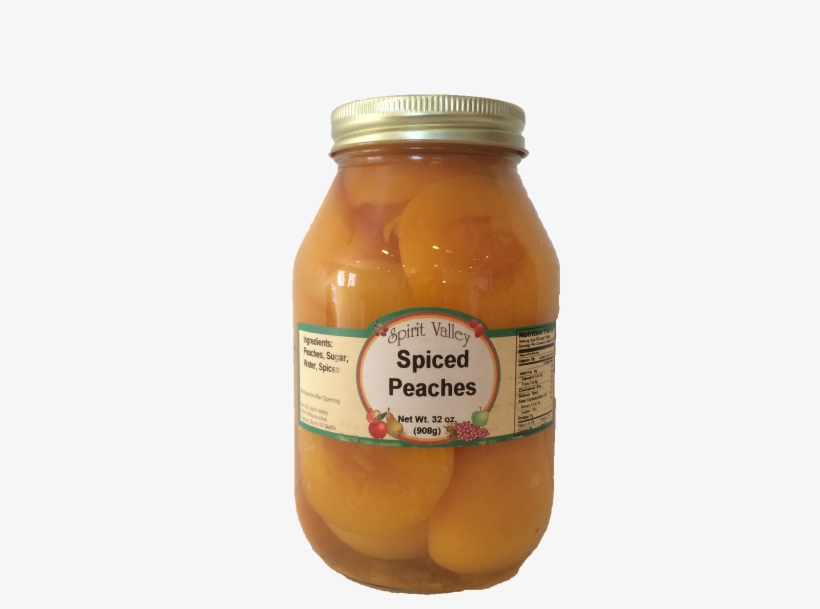 Spiced Peaches - Chutney, transparent png #1015446