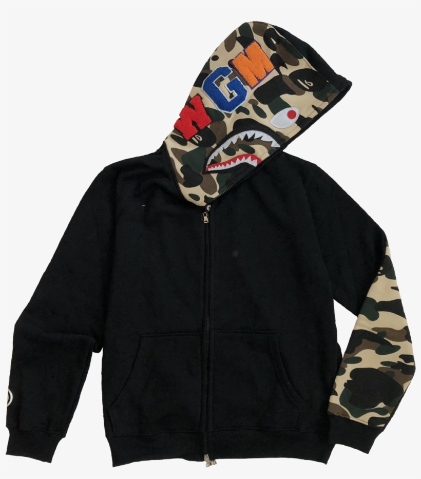 Bape Shark Hoodie Xs, transparent png #1015469