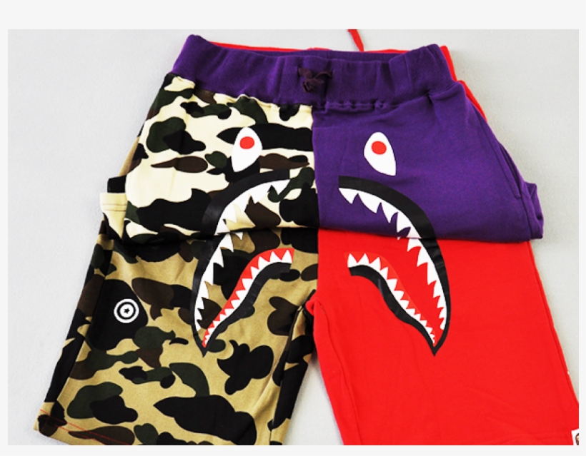 Bathing Ape Shorts Purple, transparent png #1015517