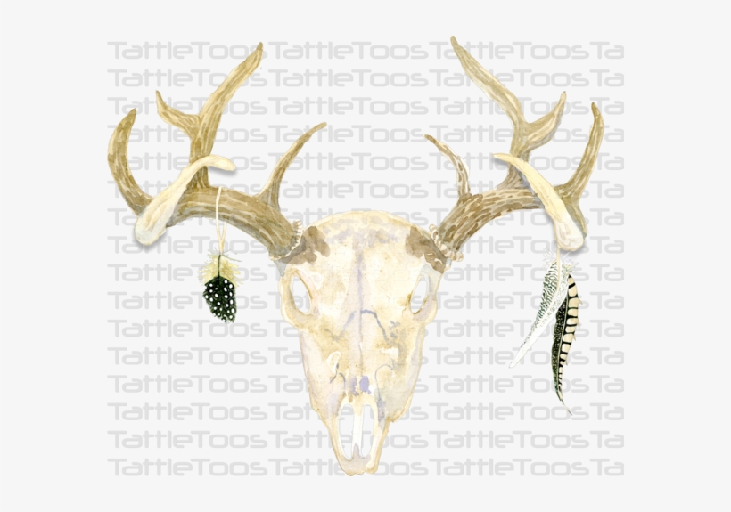 Lgprint - Flowers And Antlers, transparent png #1015519