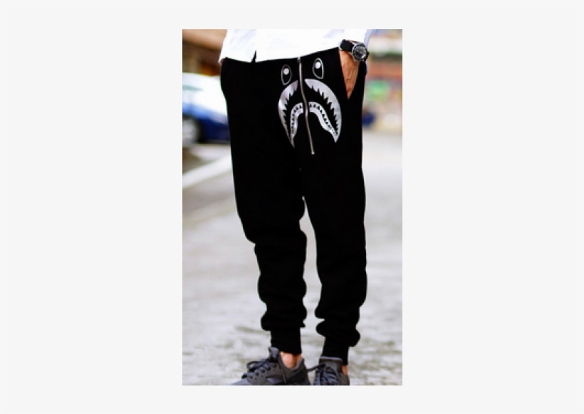 Bape Shark Sweatpants, transparent png #1015732