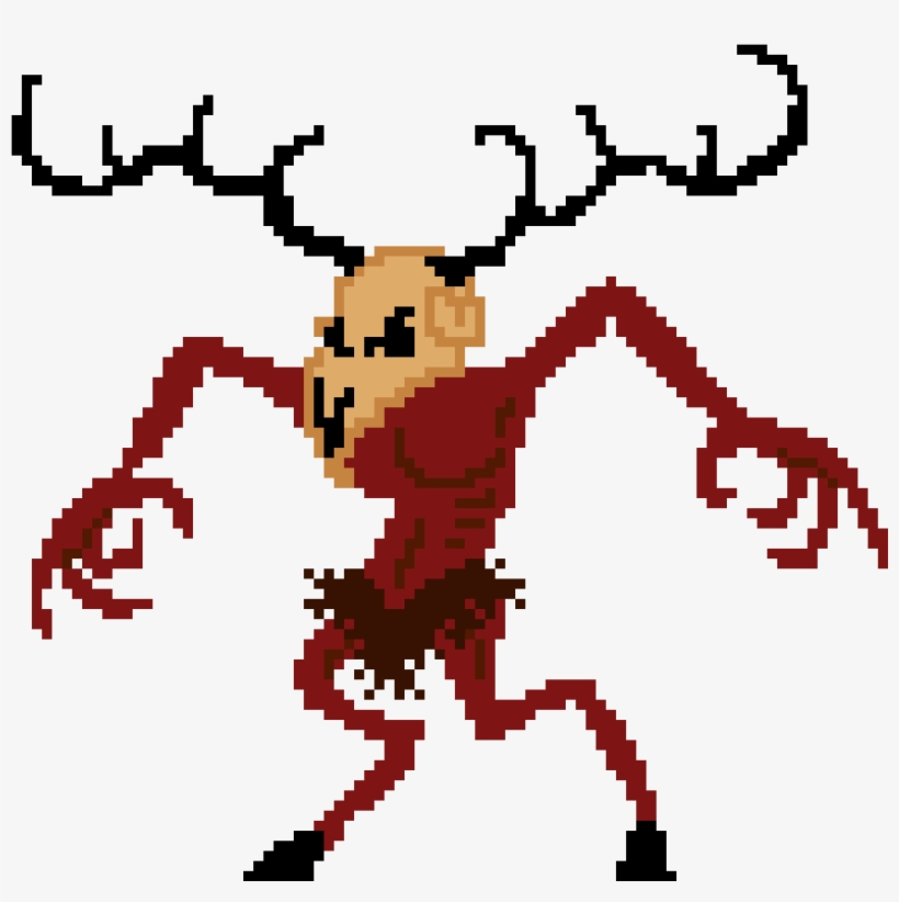 Deer Skull Demon - Deer, transparent png #1015984