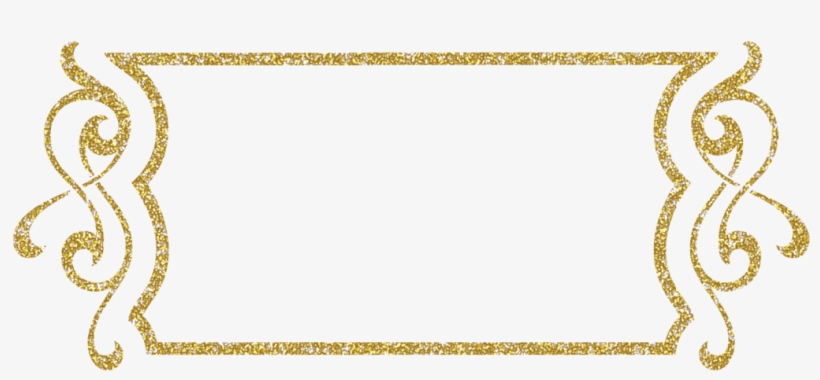 Collection Of Free Frames Transpa Gold Glitter On Ubisafe - Frame Png Clipart Blue, transparent png #1016185