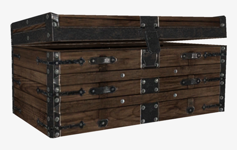 Skyrim Med Chest - Chest Real Png, transparent png #1016511