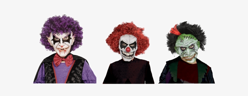 Clown Mask With Sound - Scary Clown Costumes, transparent png #1016641